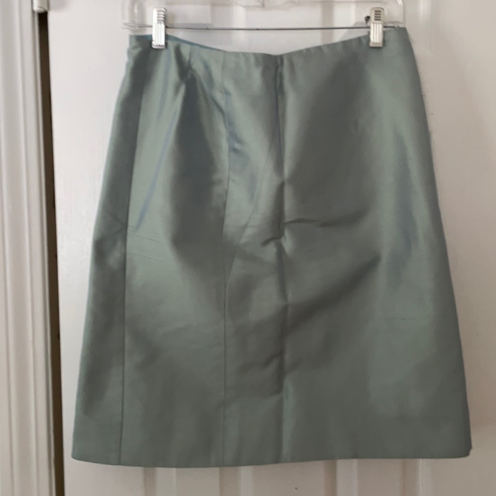 Akris silk pencil skirt